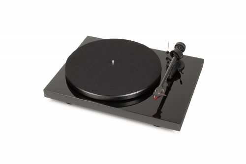 Pro-Ject Debut E Carbon levysoitin, pianomusta