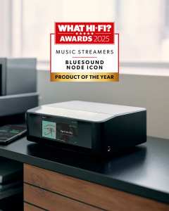 BLUESOUND NODE ICON, Reference Multi-Room Hi-Res Wireless Music verkkosoitin