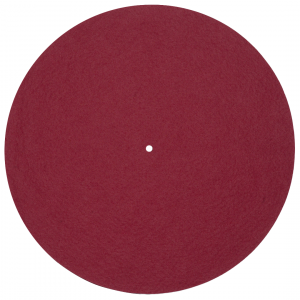 Pro-Ject huopamatto, (Bordeaux)  tummanpunainen