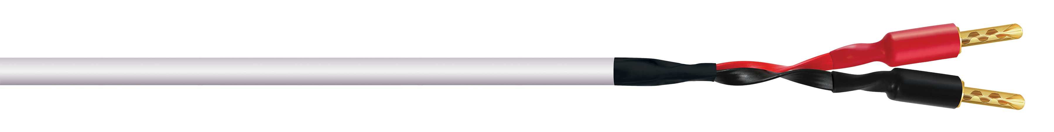 WireWorld Stream 10 kaiutinkaapeli setti banaaniliittimillä, 2.5 m pari